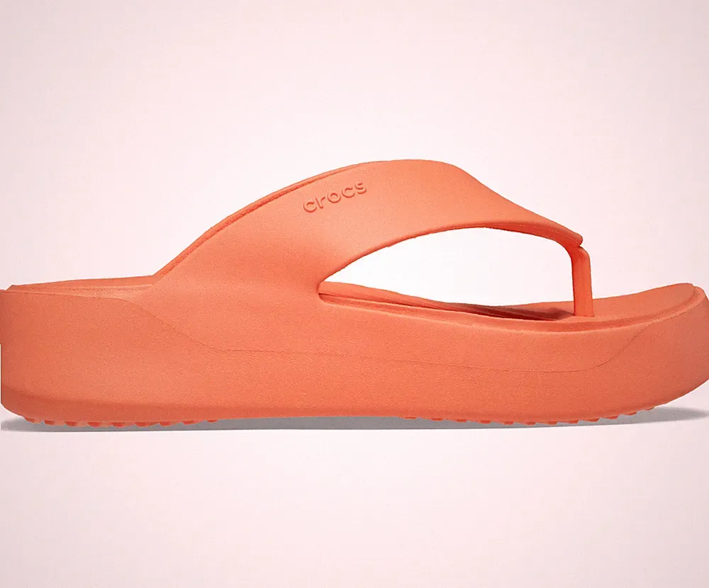 Crocs Unisex Getaway Plateau Flip Flop - Sunkissed