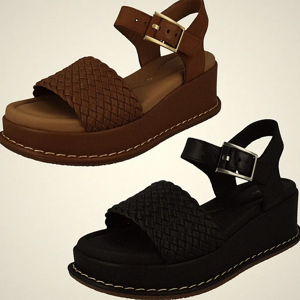 Damen Clarks Lässige Keilabsatz Sandalen Kimmei Bay