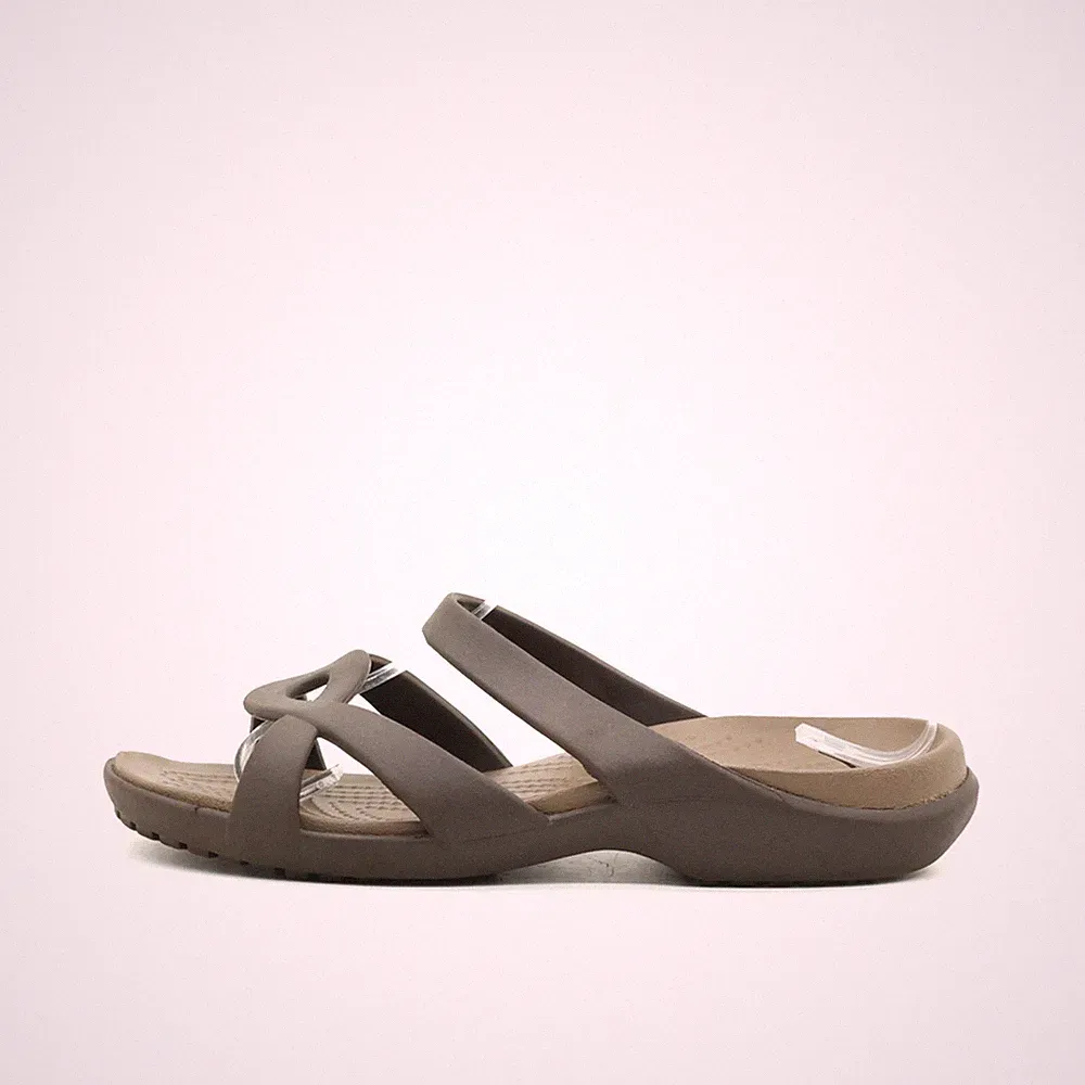 Damen Crocs Sandale EU 36/37 Eleanor Braun Synthetik Leicht