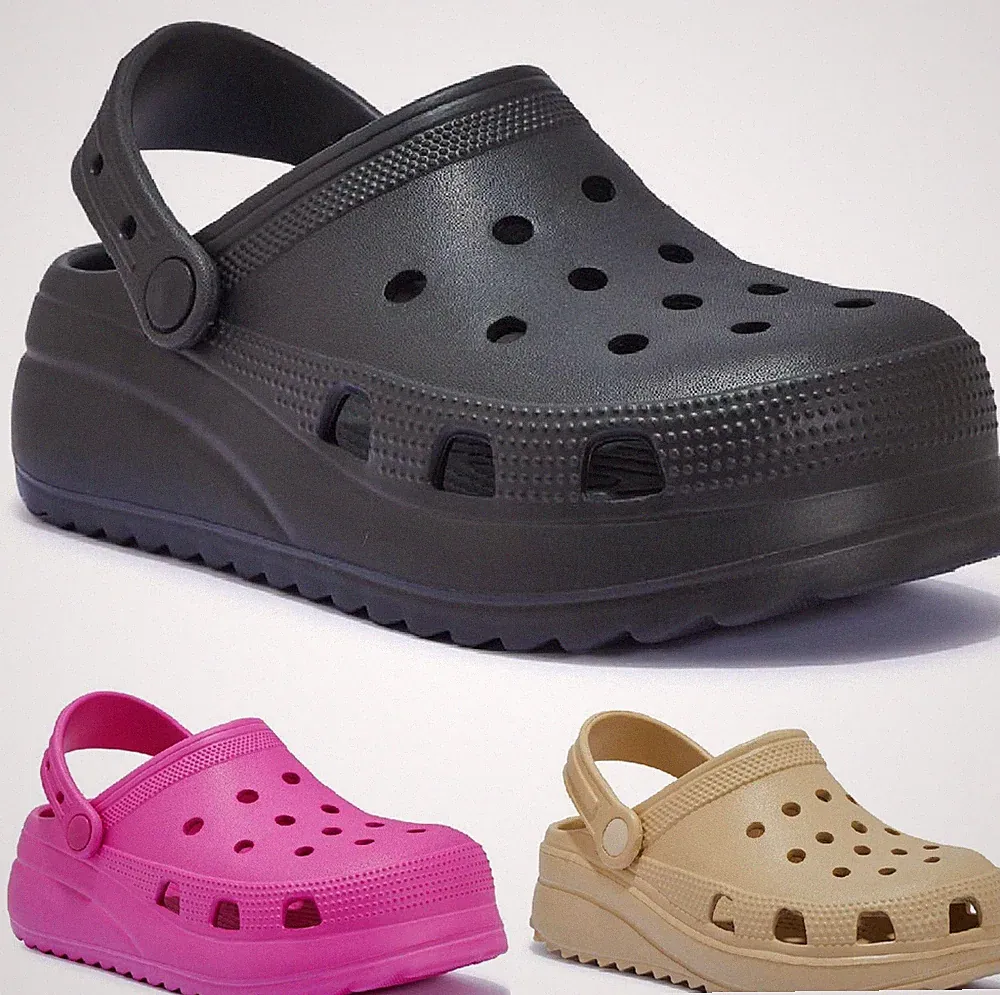 DAMEN DAMEN PLATEAU CLOGS STRAND HOILDAY POOL SLIDER SCHUHE SANDALEN PANTOLETTEN GRÖSSE