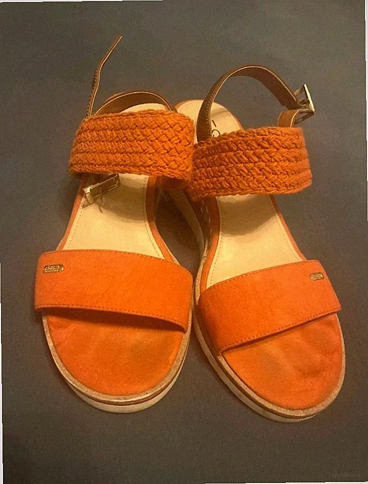 Damen Esprit Sandalen Gr. 39 Keilabsatz Schuhe Sandaletten Pumps