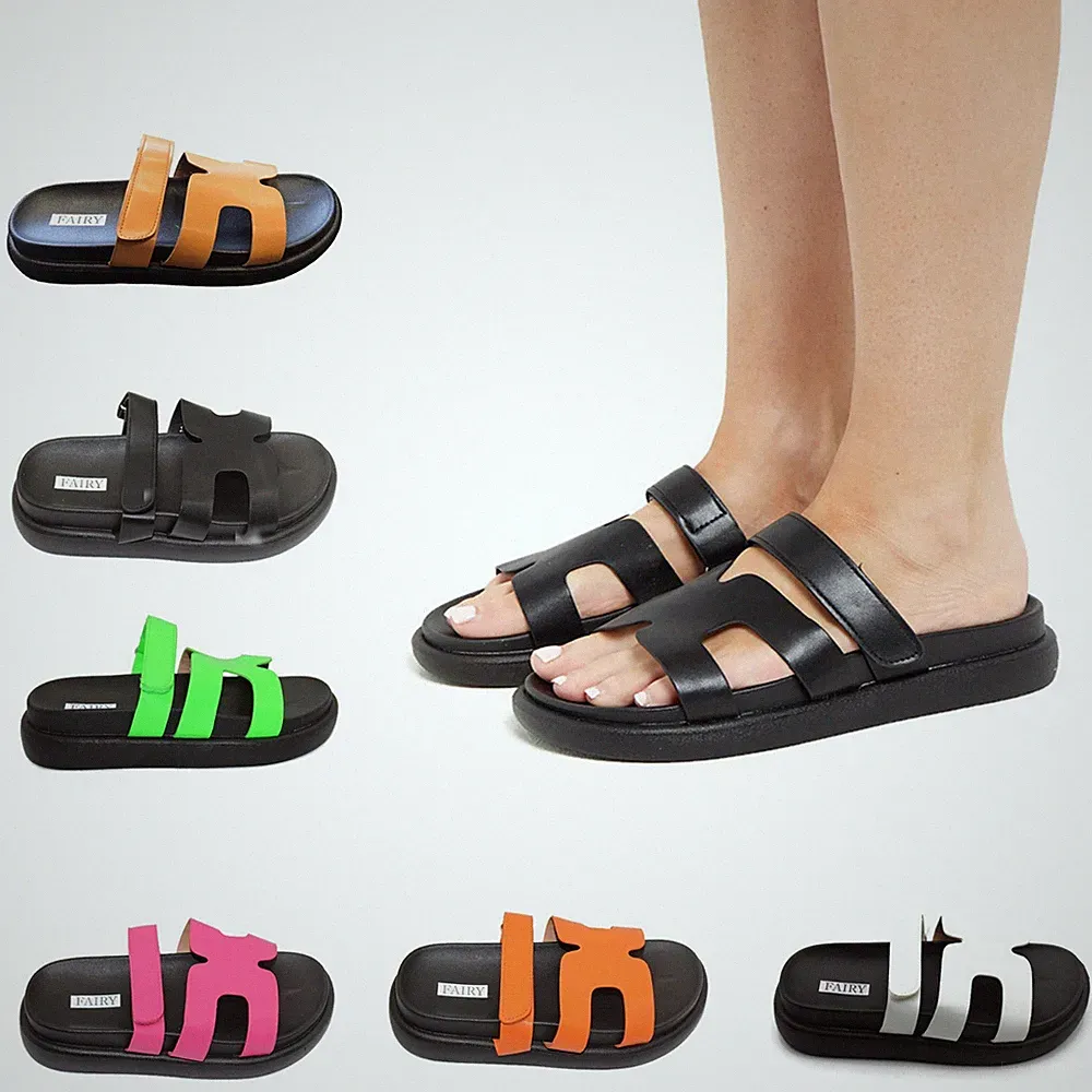 Damen Frauen Flatform Riemchen Schieber Plateau Mode Sommer Sandalen Schuhe