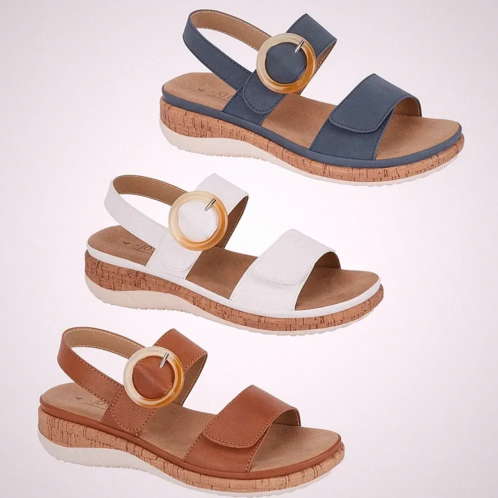 Damen Frauen niedriger Keilabsatz gepolsterte Sommer Wandern Sandalen Pantoletten Schuhe Größe