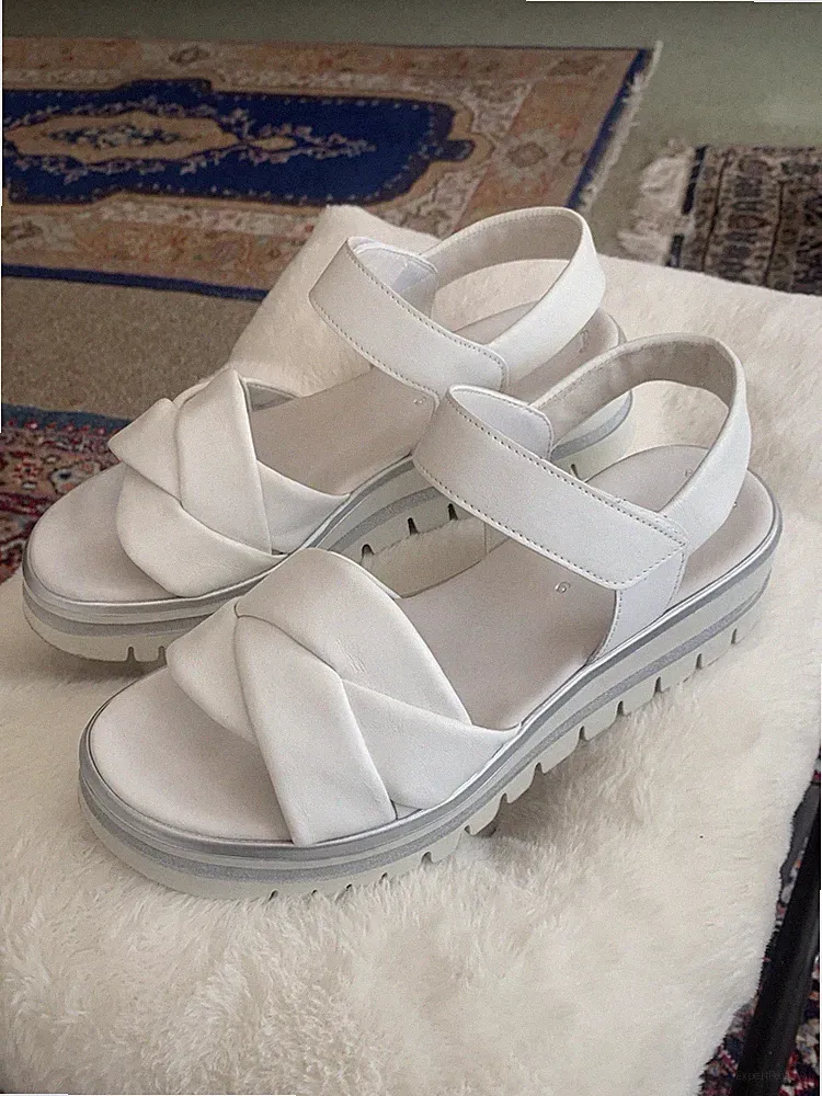 Damen Gabor Best Fitting Sandalen Weiß Gr. 6