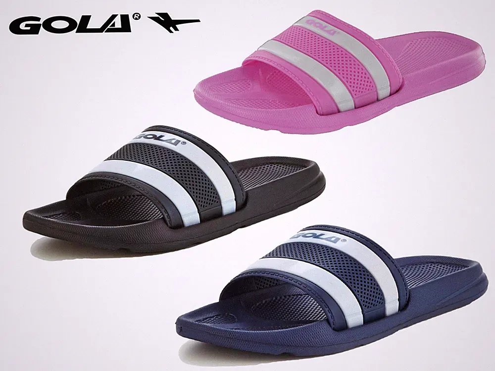 Damen Gola Sliders Sport Flip Flops Sandalen Sommer Strand Dusche Pool Pantoletten