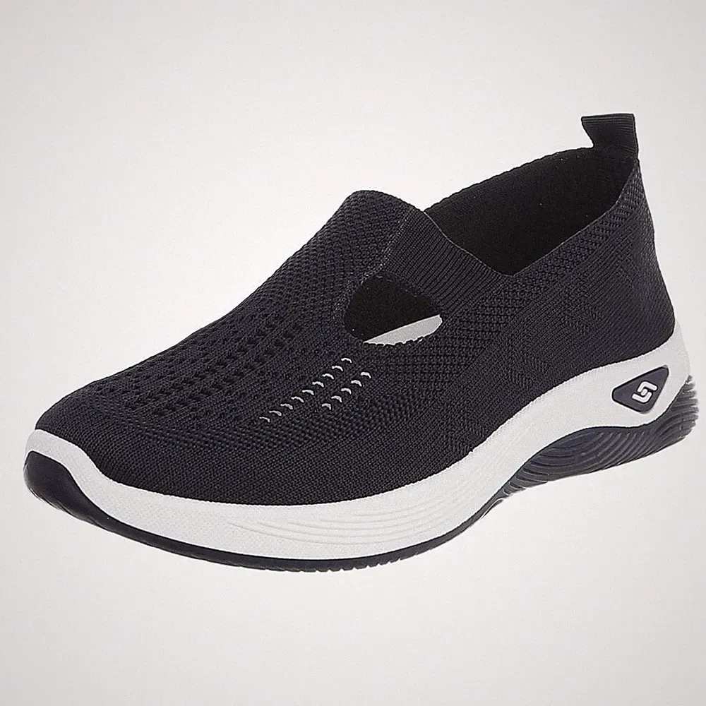Damen Halbschuhe mit perforiertem Look Ital-Design 9314 in Dunkelblau