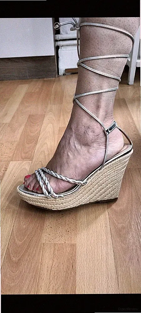 Damen High Heels Schnürsandalen neu