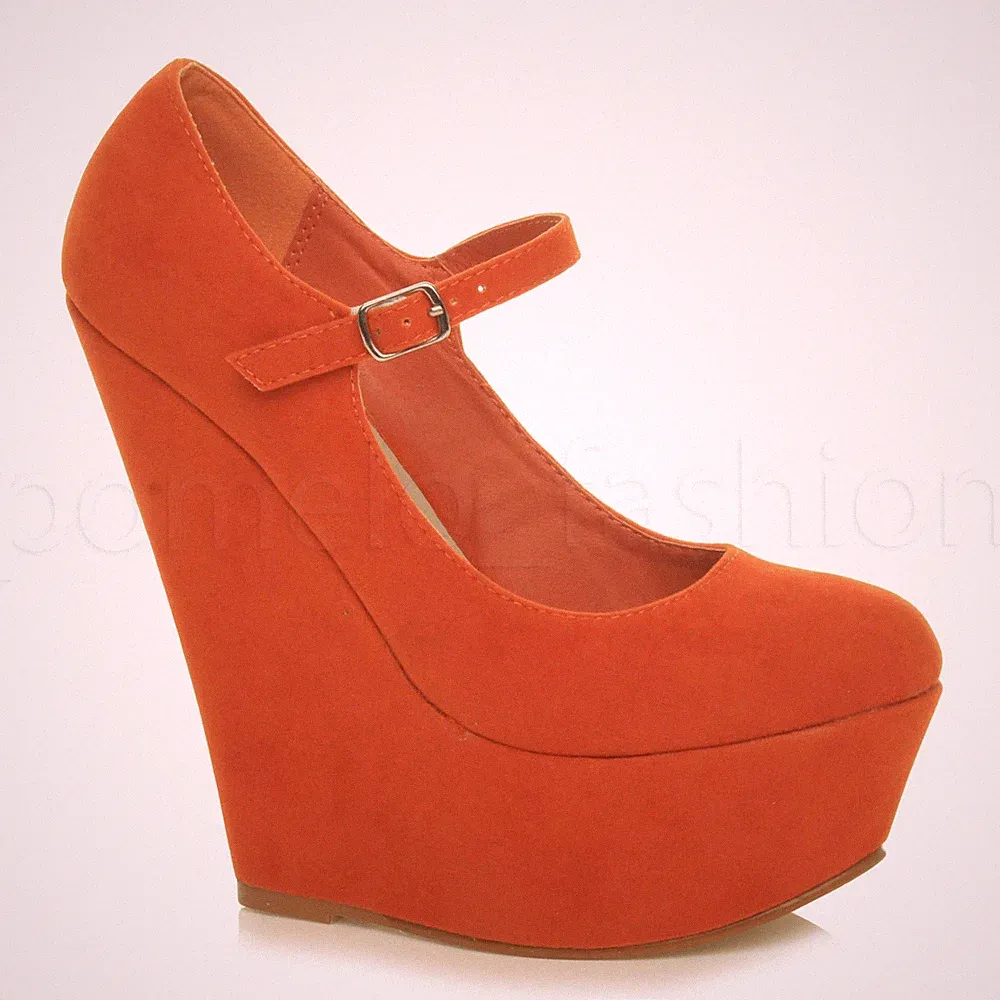 DAMEN HOHE KEILABSATZ PEEPTOE PLATEAUSANDALEN KNÖCHELRIEMEN GRÖSSE