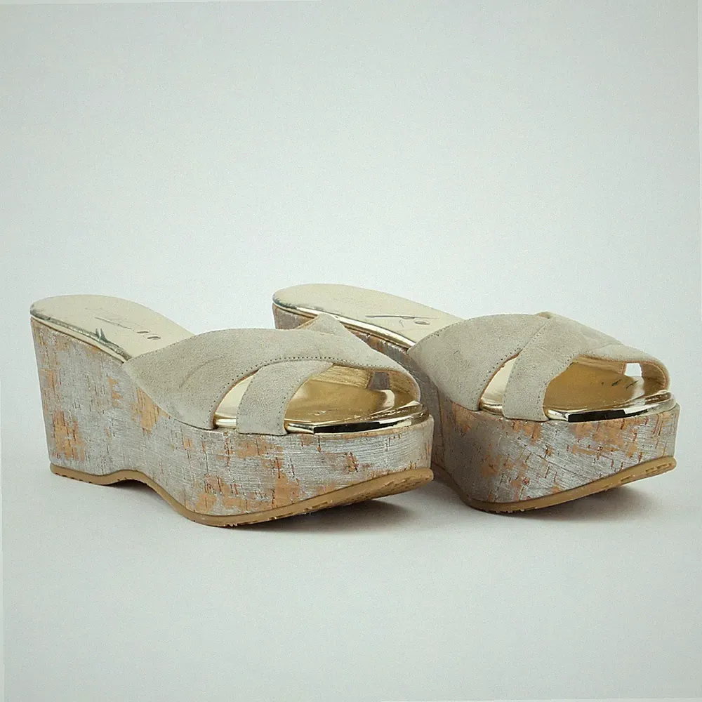 Damen Jimmy Choo Gebrauchte Keilsandaletten Sandaletten Schuhe 841776