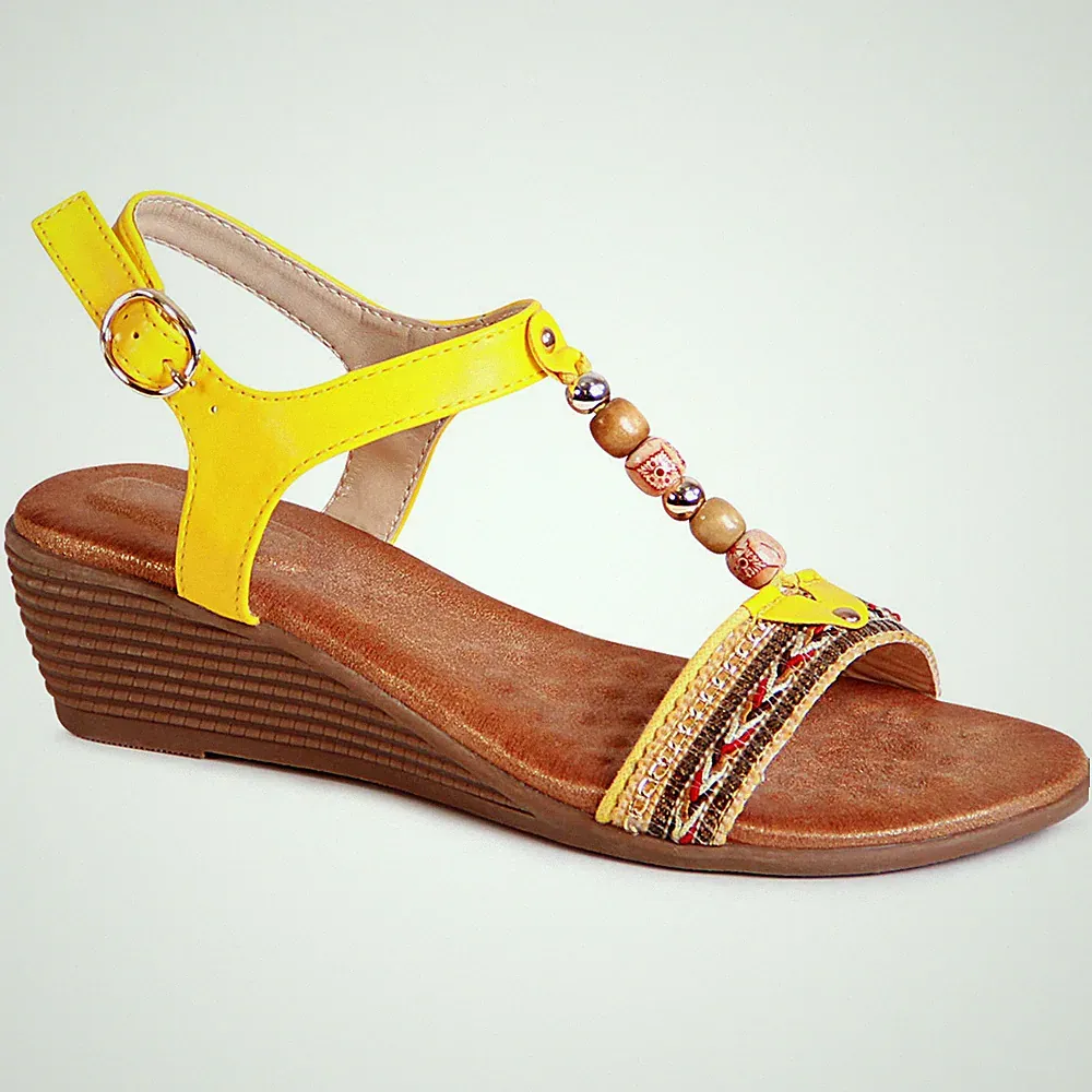 Gepolsterter Riemen Plateausandalette