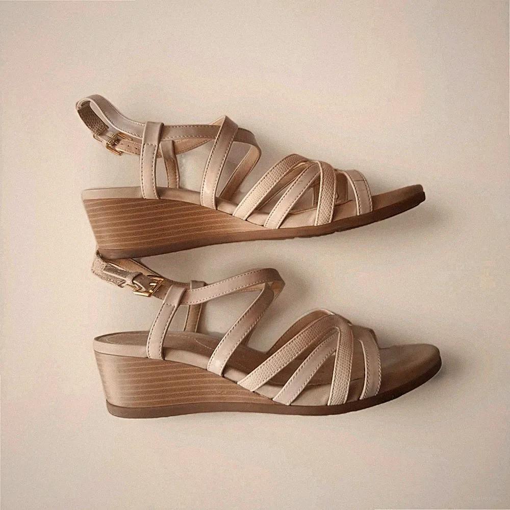 Damen Leder-Sandalen von GEOX – Gr. 41, Gebraucht
