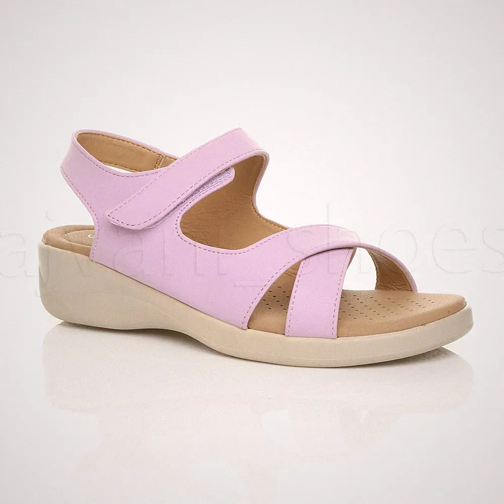 DAMEN NIEDRIGER KEILABSATZ SLINGBACK RIEMCHEN BEQUEME SANDALEN GRÖSSE