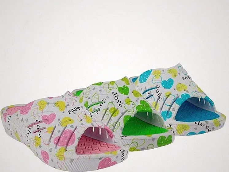 Damen Pantoletten Sandalen Clogs Badeschuhe Hausschuhe Badelatschen Keilabsatz