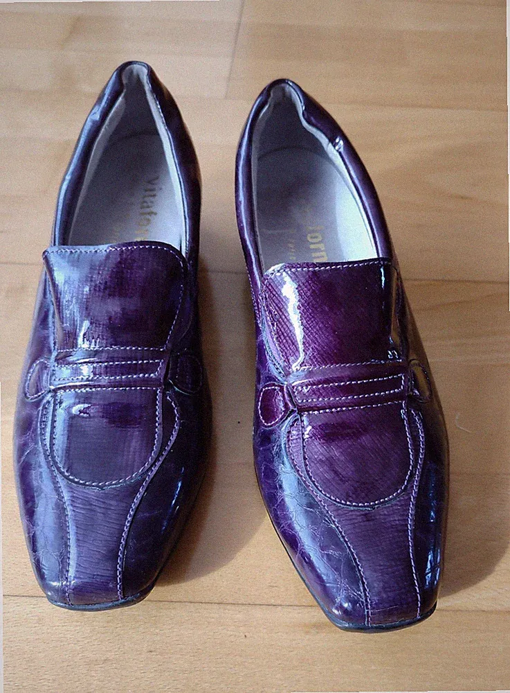 Damen Pumps Schuhe Aus Lackleder.Von Vitaform Gr. 38 .