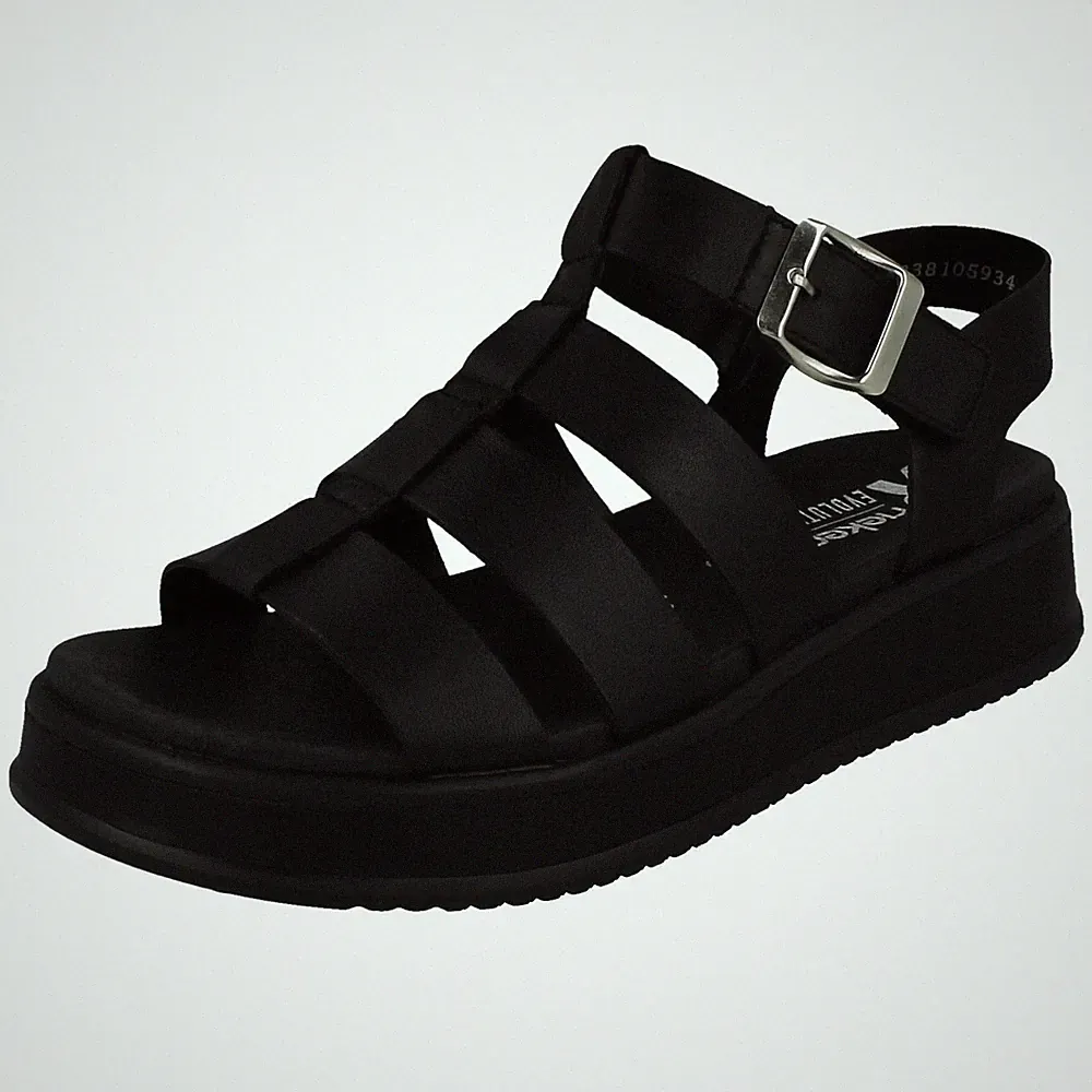 Damen Rieker Revolution Gladiator Sandalen W0804
