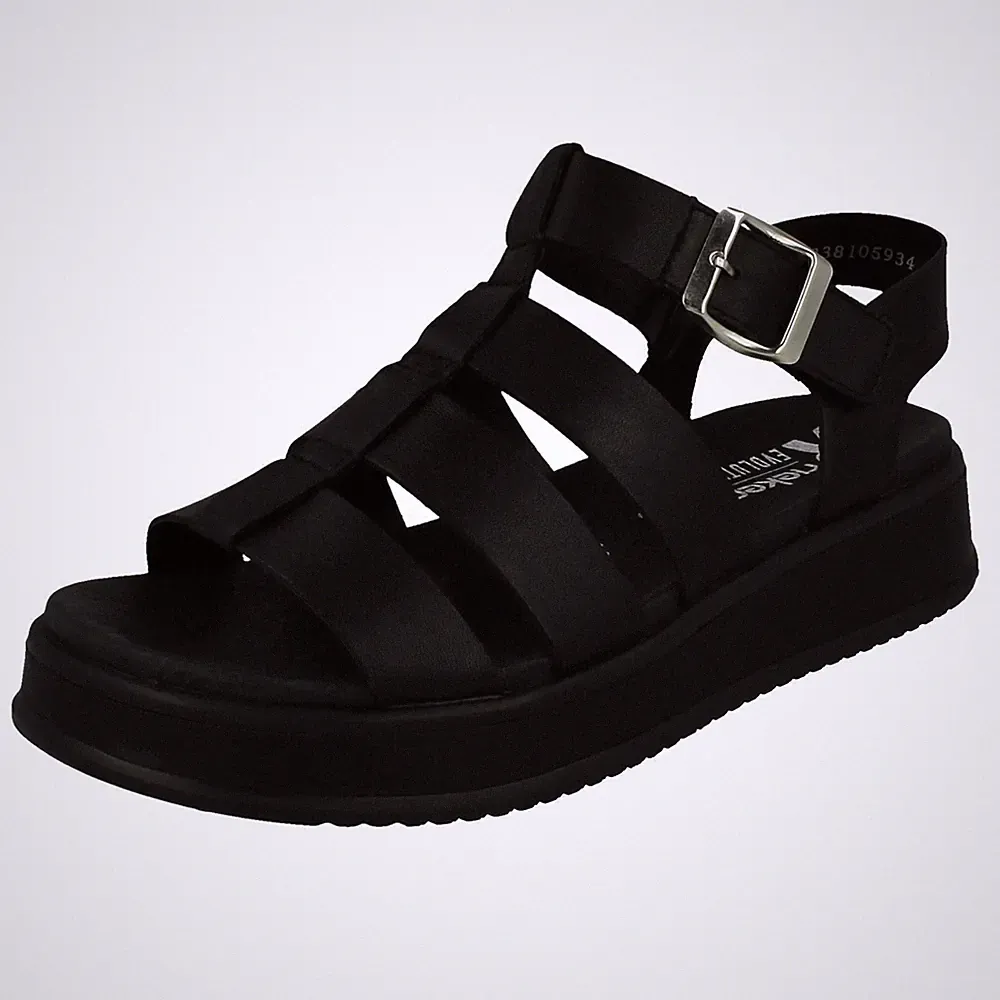 Damen Rieker Revolution Gladiator Sandalen W0804