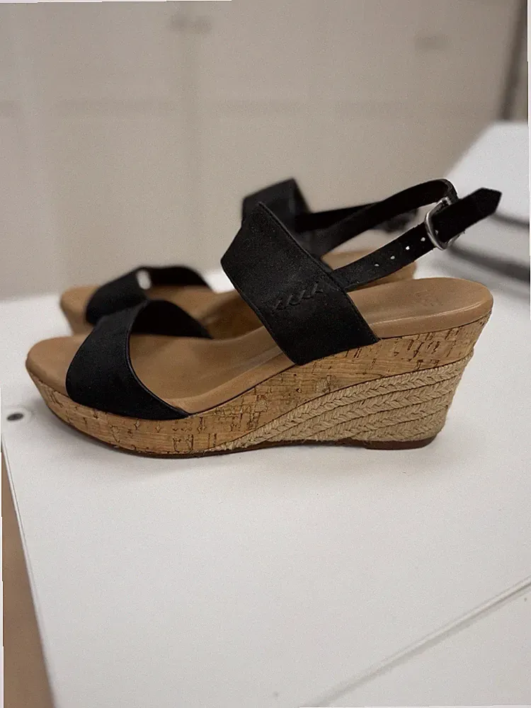 Damen Sandale Größe 39 Schwarz von UGG