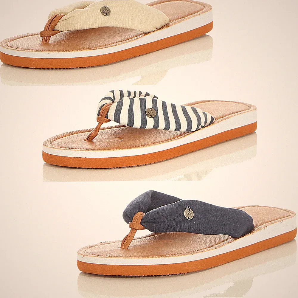 Damen Sandalen Badeschuhe Slipper Pantolette Zehentrenner Sommerschuhe 342