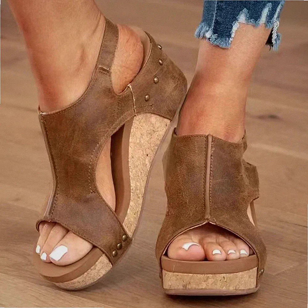 Damen Sandalen Bequeme Hausschuhe Orthopädische Peep Toe Offener Schuhe Sommer