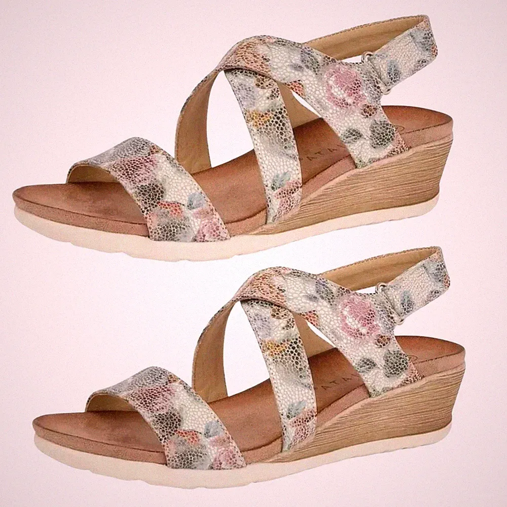 DAMEN SANDALEN DAMEN GLADIATOR KEILABSATZ SLINGBACK SOMMER PARTY RIEMCHENSCHUHE