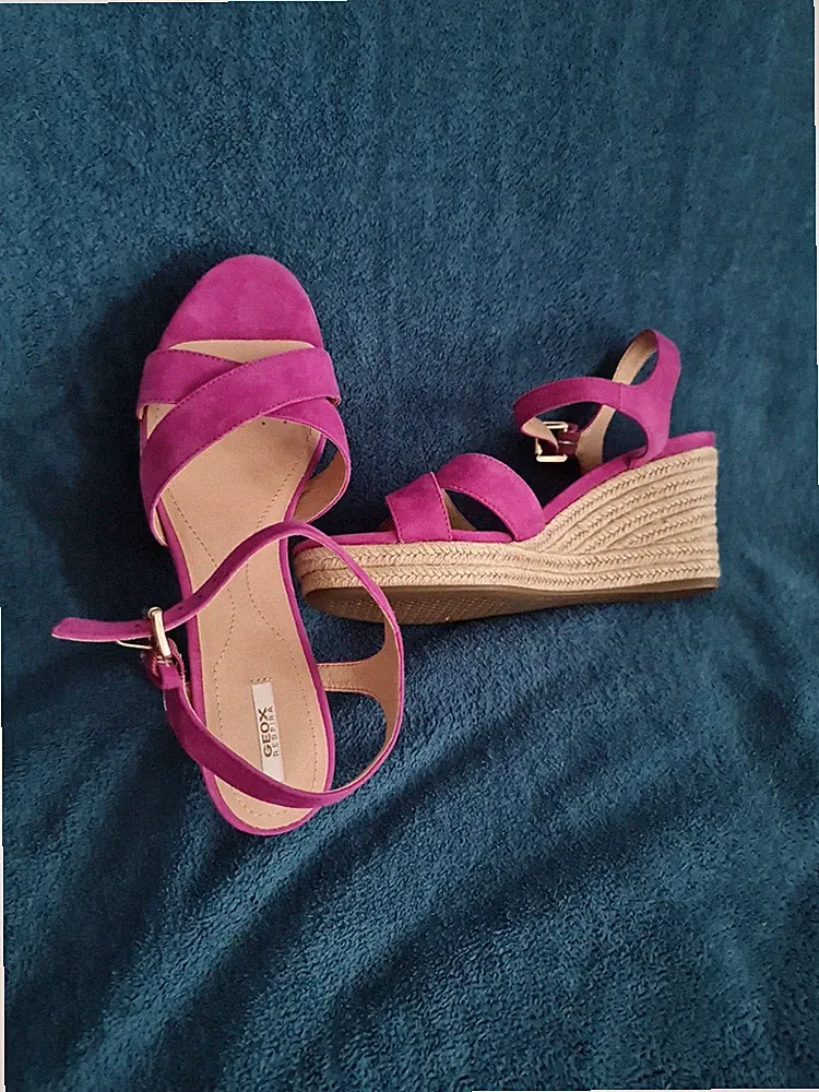 Damen Sandalen Keilabsatz GEOX Leder neu gr.39