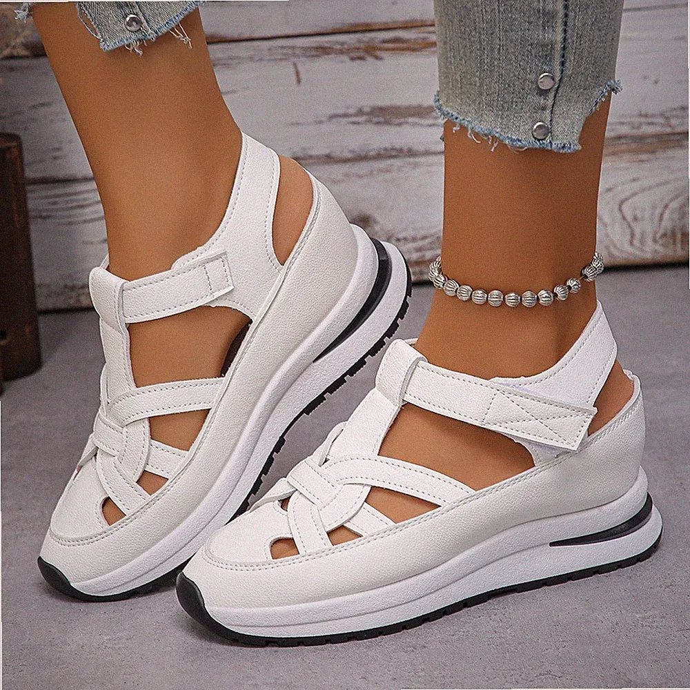 Damen Sandalen Keilabsatz Schlappen Pantoletten Sommerschuhe Slipper Schuhe