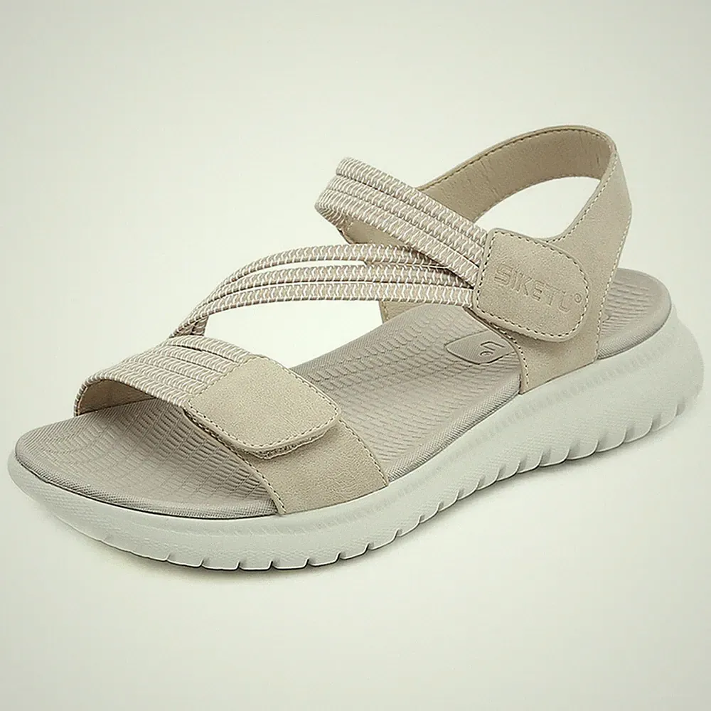 Damen Sandalen Keilabsatz Sommerschuhe Sandaletten Schlappen Pantoletten Slippe