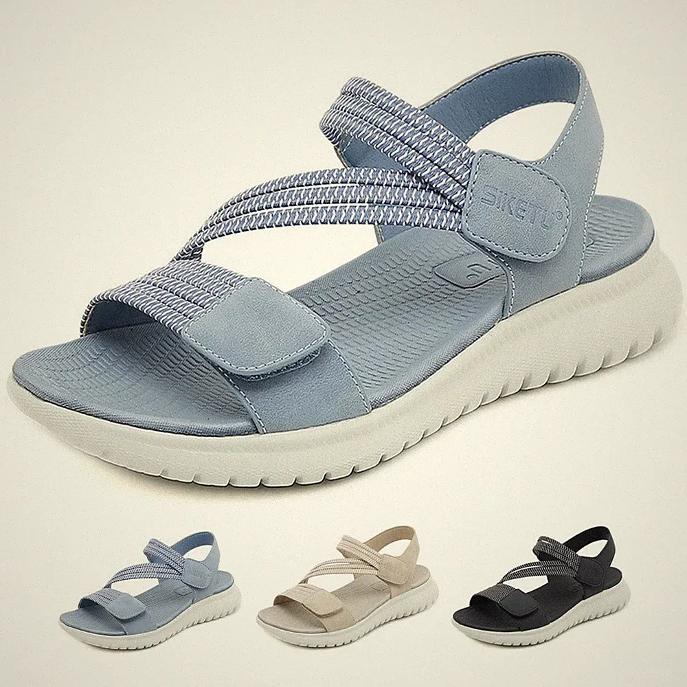 Damen Sandalen Keilabsatz Sommerschuhe Sandaletten Schlappen Pantoletten Slippe