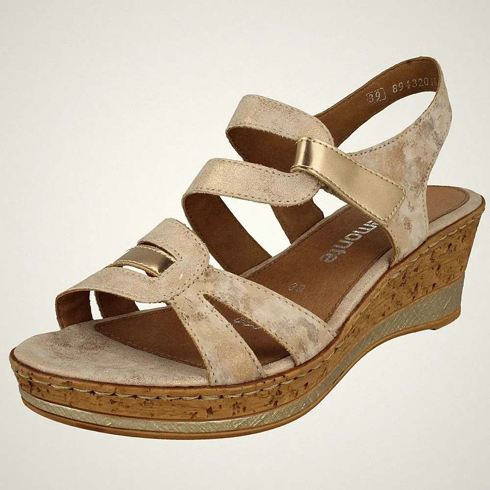 Damen Sandalen Remonte Keilabsatz *D4751*