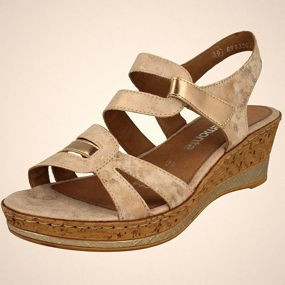 Damen-Sandalen Remonte Keilabsatz D4751