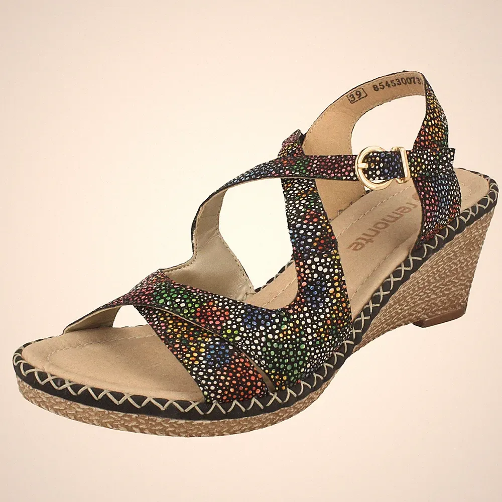 Damen Sandalen Remonte Keilabsatz *D6739*