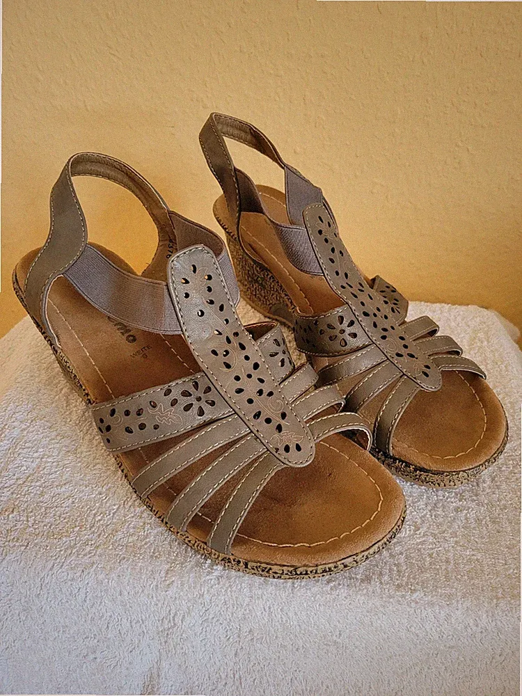 Damen Sandalen Riemchen, Weite G, Gr. 41