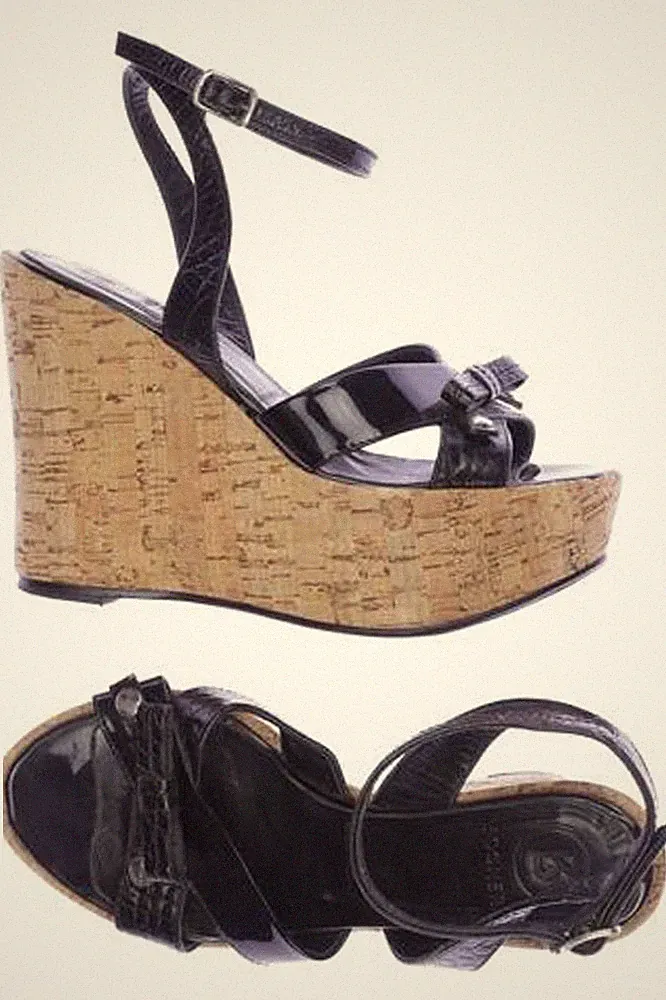Damen Sandalen schwarz Leder Gr. 37 ( UK 4) von BOGNER