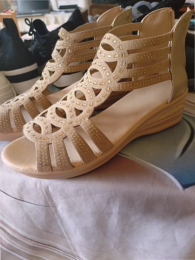 Damen Sandalette Ungetragen Größe 42 Topp Zustand Wie Neu