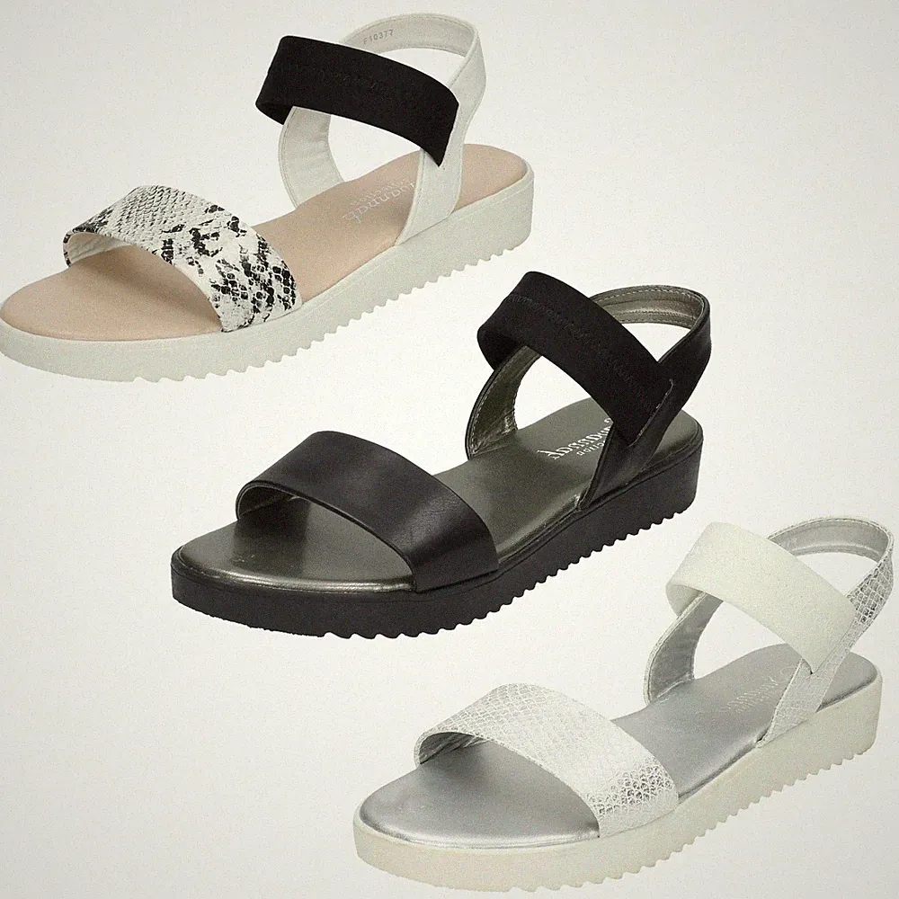 Damen Savannah Chunky Flache Sommer Sandalen