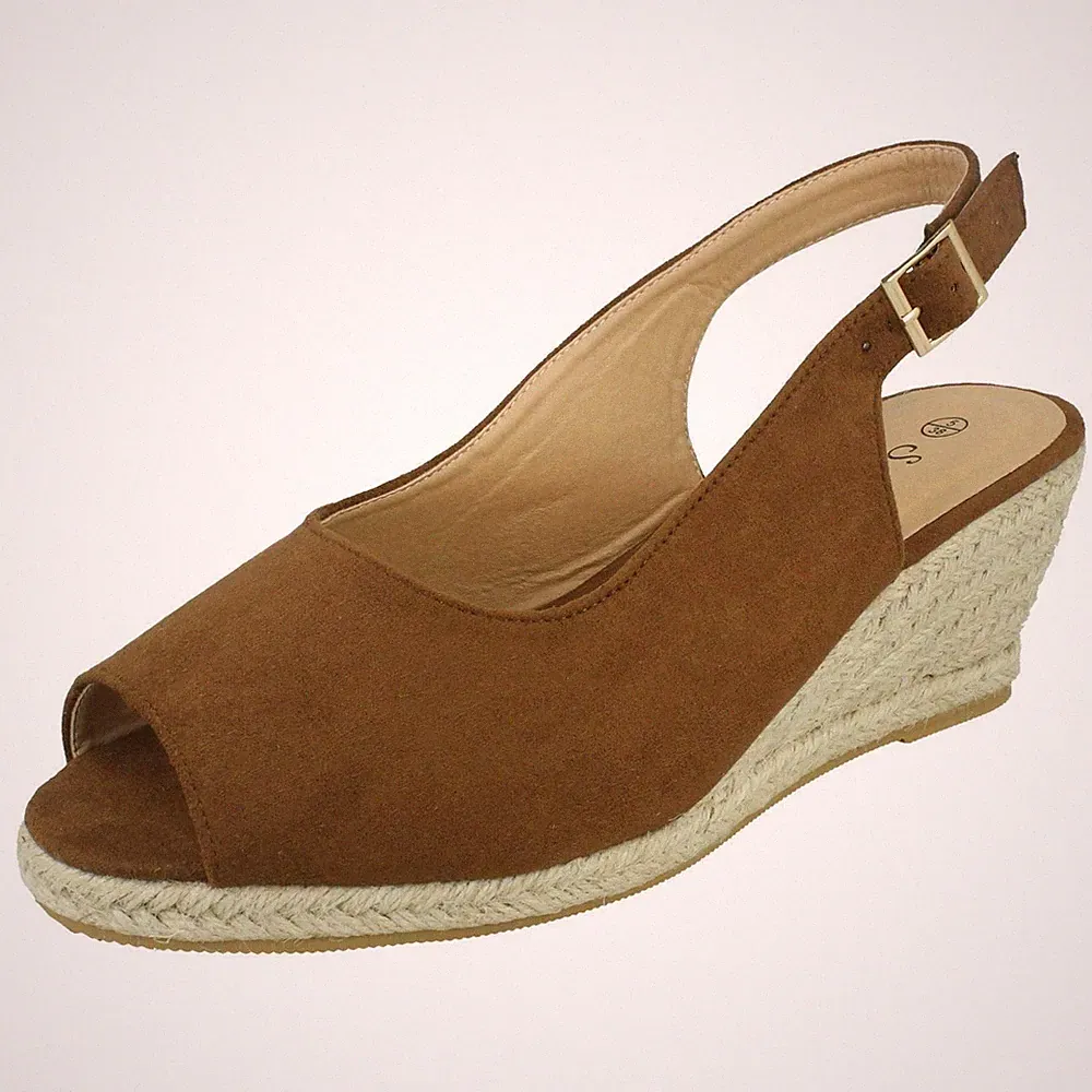 Damen Savannah Wedges Wide Fit