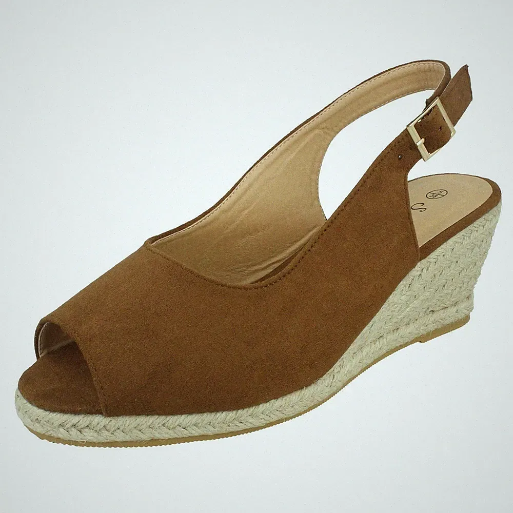 Damen Savannah Wedges Wide Fit