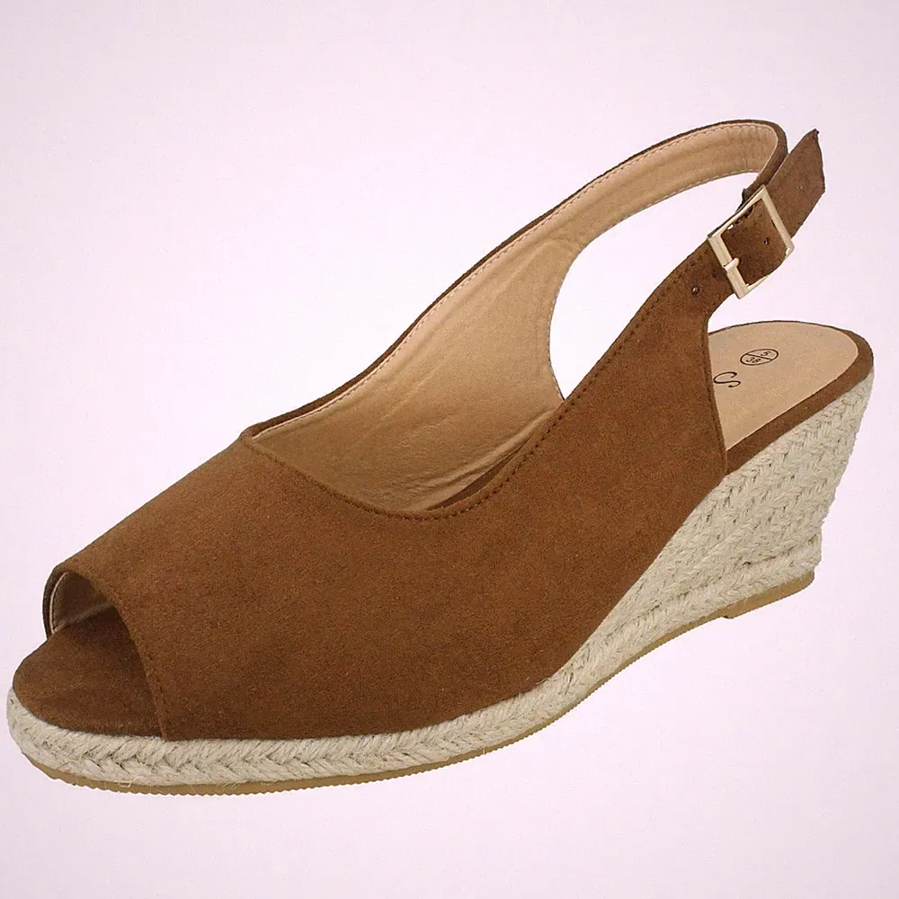 Damen Savannah Wide Fit Wedges *F2R295*