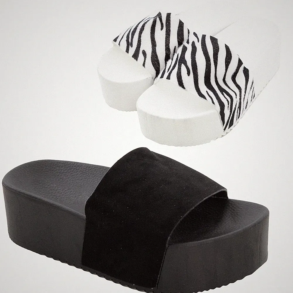 Damen Schuhe Flöße Flatform Pantoletten Sandalen Keilabsatz Plateau TOOCOOL AE35