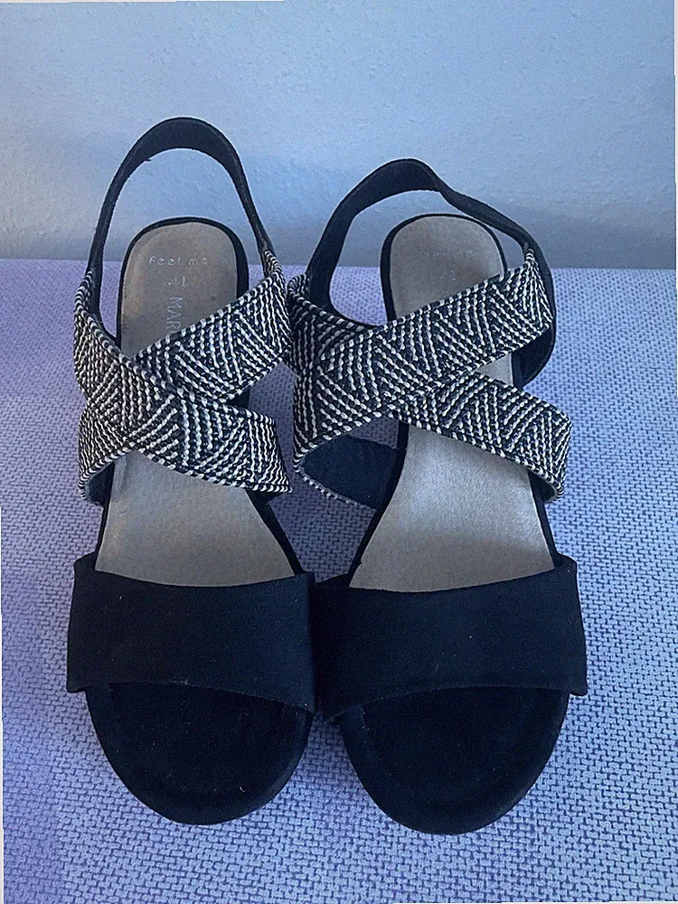 Damen Schuhe Sandale, schwarz, Marco tozzi, 41, neuwertig