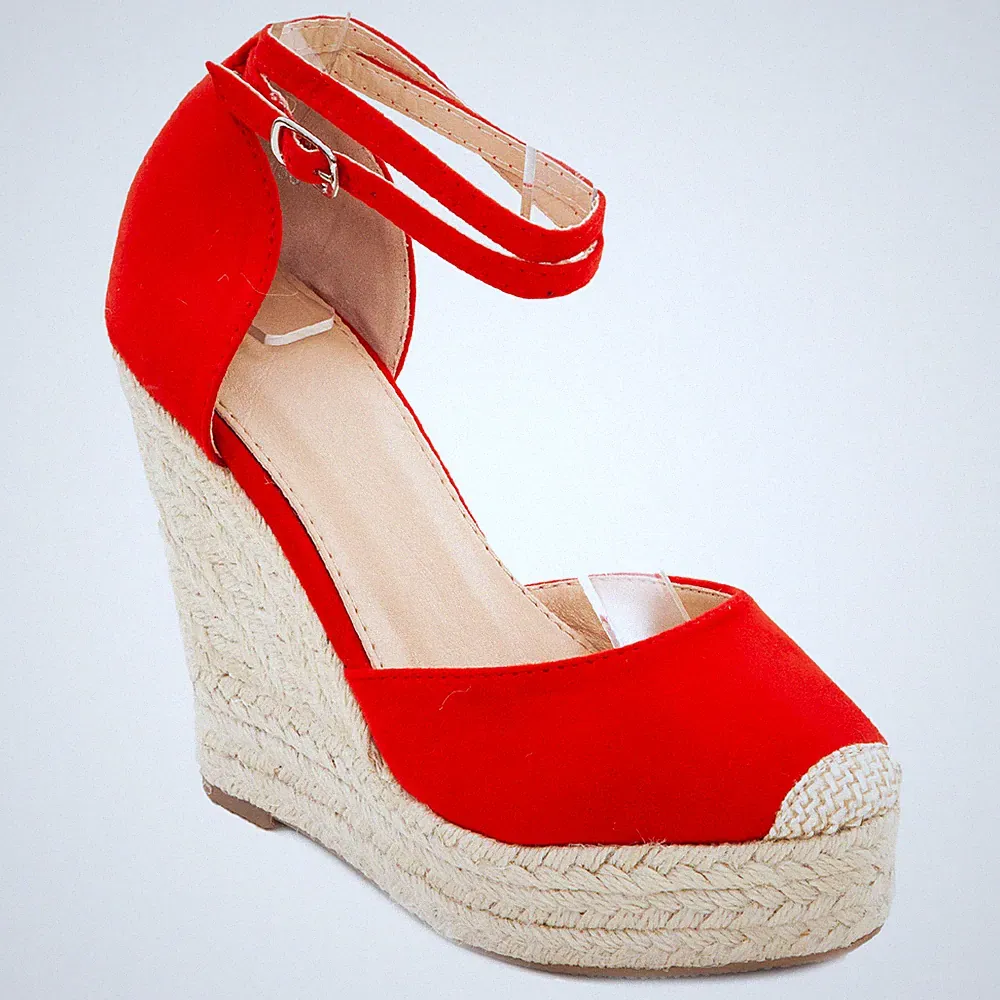 Damen Schuhe Sandalen Keilabsatz Riemchen Boden Kordel Espadrilles Sexy TOOCOOL LY2A86