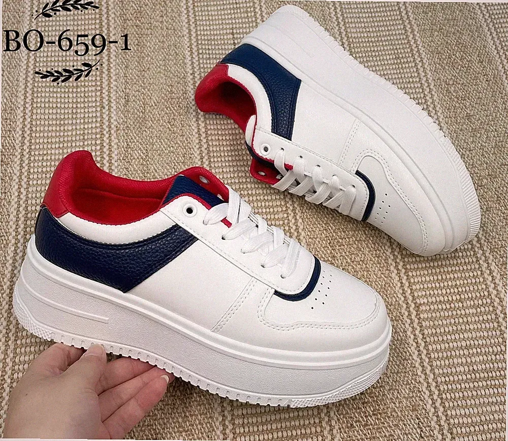 DAMEN-SNEAKER KEILABSATZ ZUM SCHNÜREN PARTY FREIZEITSCHUHE GRÖSSE 3-8 UK