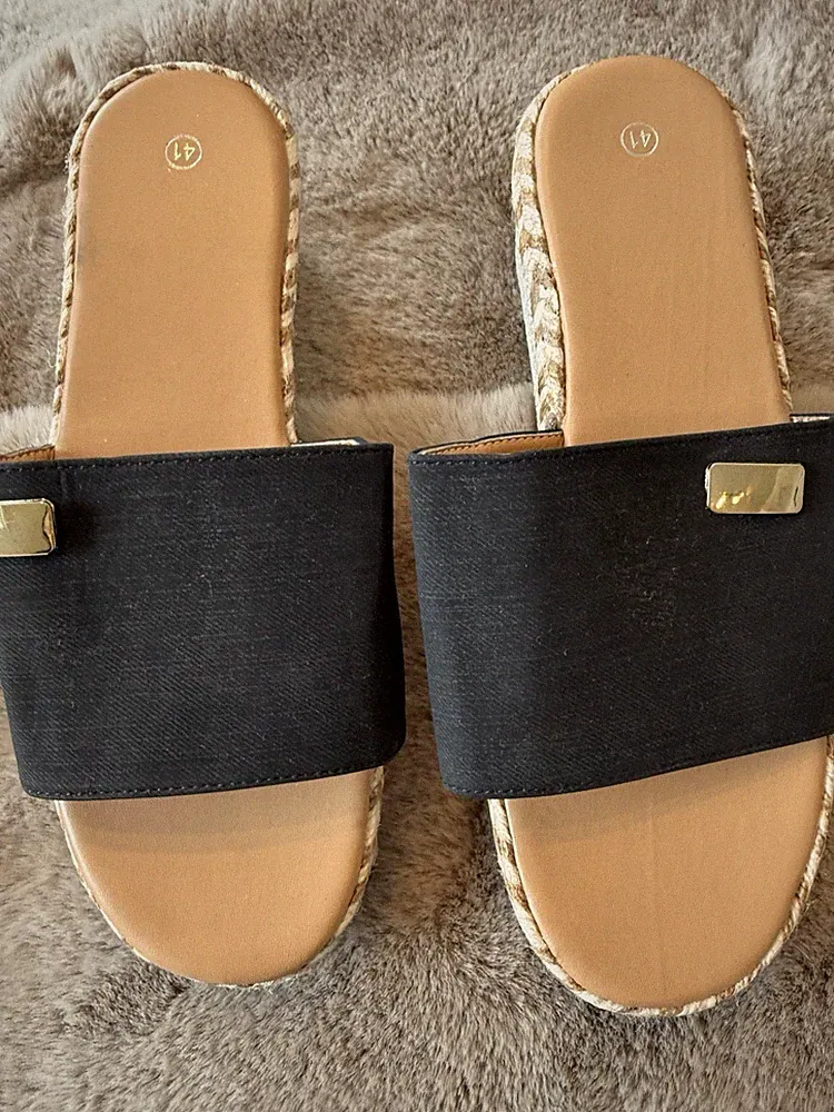 Damen Sommerschuh Mit Keilabsatz Gr.41 Neu