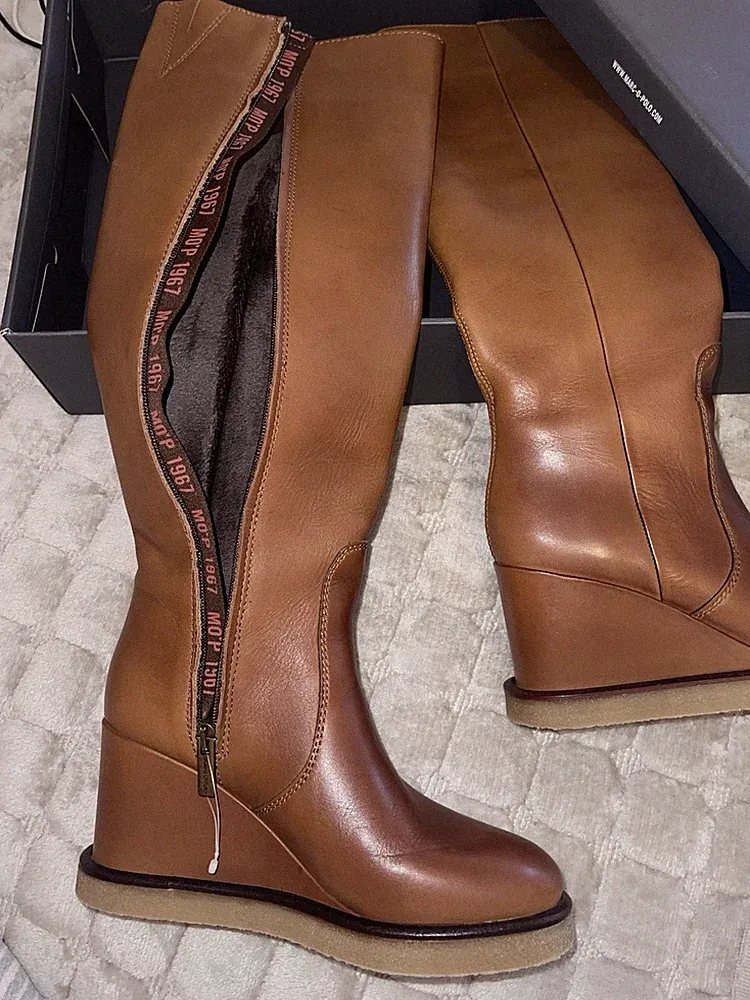Damen Stiefel Braun Größe 38