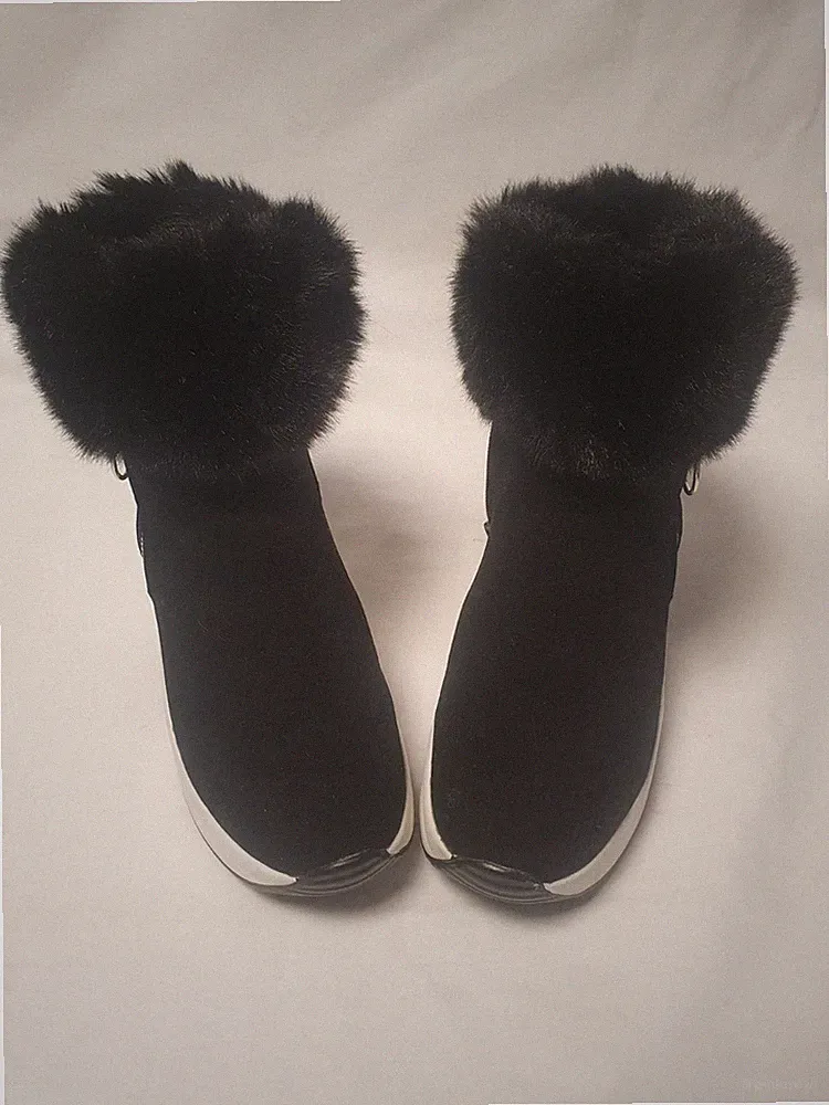 Damen Stiefel Winter gefüttert