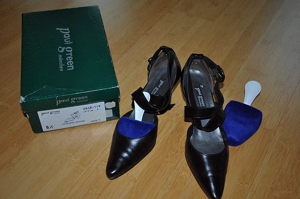 damenschuhe 40 gebraucht leder schwarz