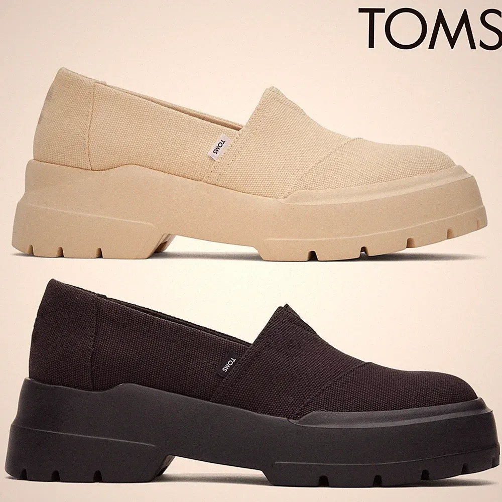 Damenschuhe Canvas Keilabsatz Halbschuhe Toms Alpargata Combat Halbschuhe UK4–8