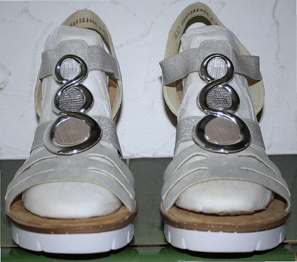 Damenschuhe, Sandalen, Sandaletten, Wedges - Gr. 41 von Rieker