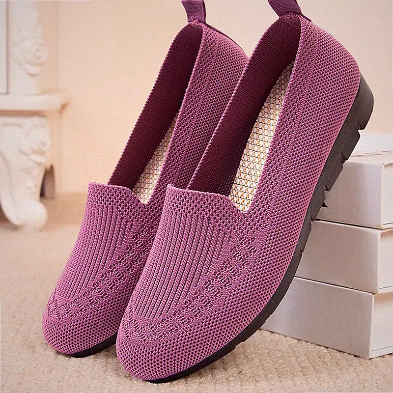 Damensneakers Sommerschuhe Stoffschuhe Leinenschuhe Laufschuhe Ballerinas Sport