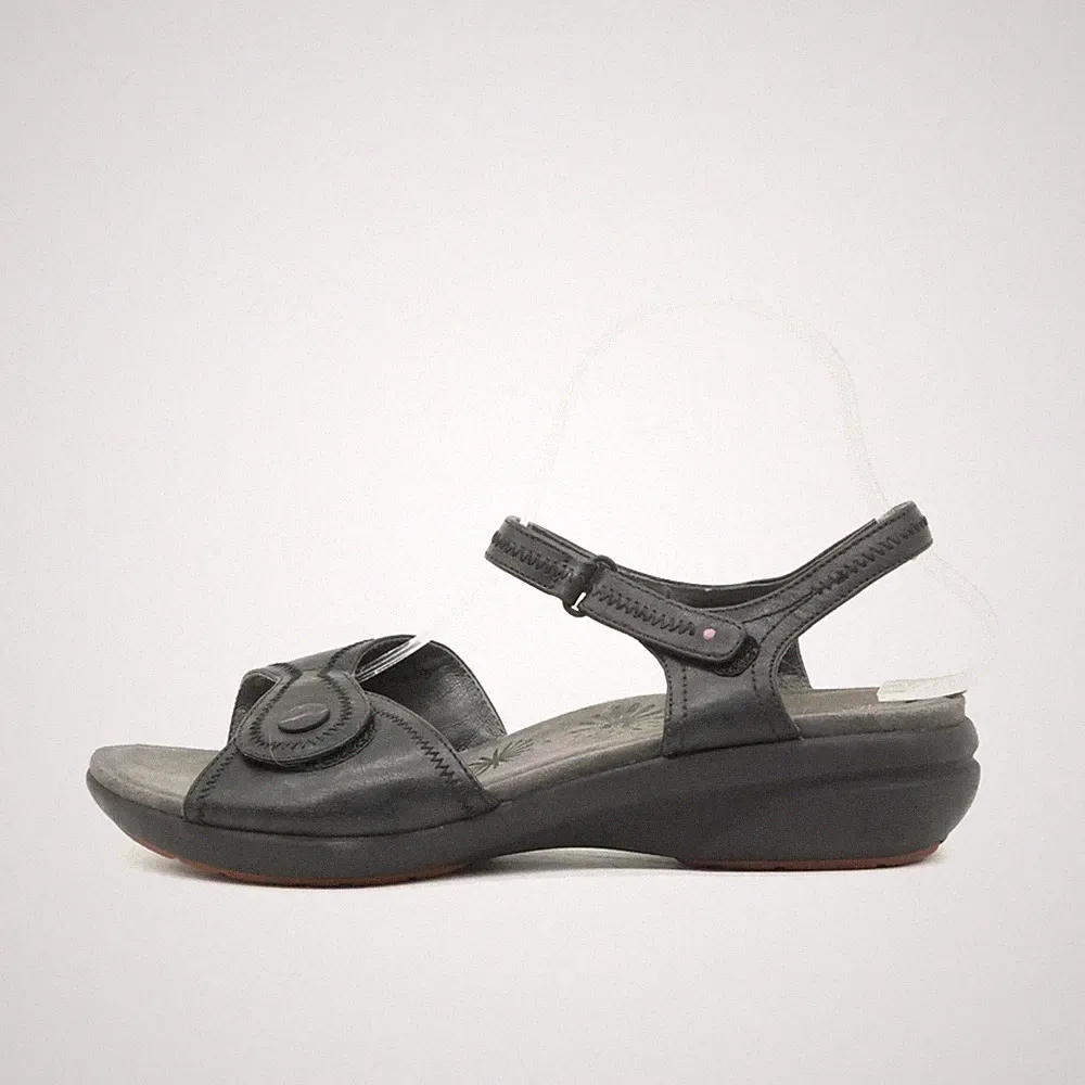 Dansko Damen Sandalen EU 39 Schwarz Komfortsohle, Verstellbarer Riemen Komfort